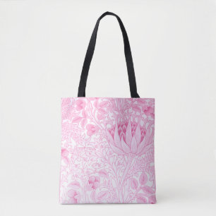 William Morris Artichoke Bord Roze Tote Bag