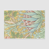 William Morris Artichoke Botanical Pattern Revisit Tissuepapier (Voorkant)