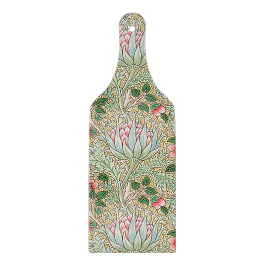William Morris Artichoke Floral Pattern Snijplank (Voorkant)