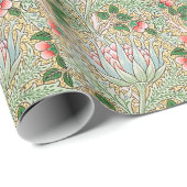 William Morris Artichoke Floral Pattern Wr Cadeaupapier (Rol Hoek)