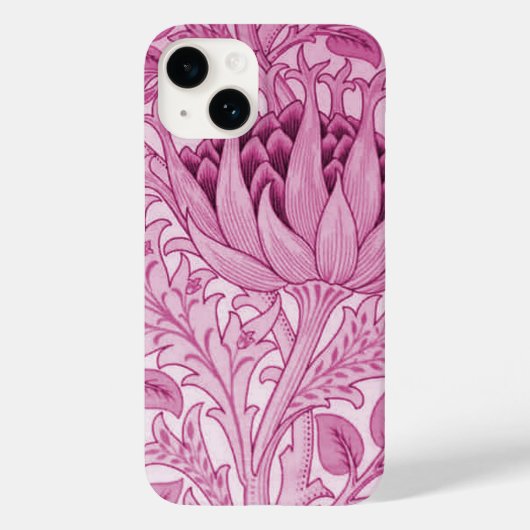 William Morris Artichoke Magenta Pink Case-Mate iPhone Case (Achterkant)