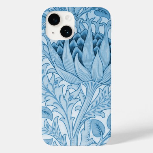 William Morris Artichoke Sky Blue Case-Mate iPhone Case (Achterkant)