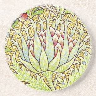 William Morris "Artichoke" Zandsteen Onderzetter