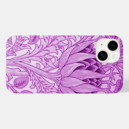 William Morris Artisjok licht Paarse Case-Mate iPhone Case (Achterkant (horizontaal))