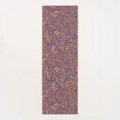 William Morris Artisjok wijn en goud Yogamat (Achterkant)