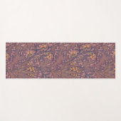 William Morris Artisjok wijn en goud Yogamat (Voorkant (horizontaal))
