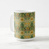 William Morris Artistic Floral Koffiemok (Voorkant links)