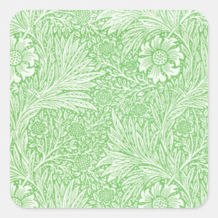 William Morris Arts and Crafts Design Vierkante Sticker