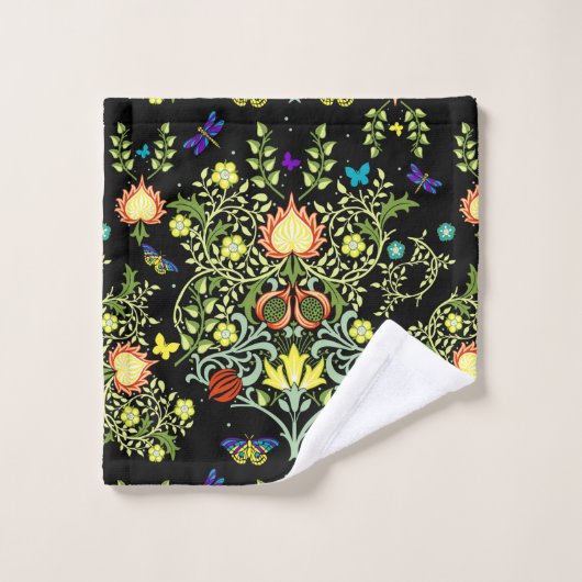 William Morris Arts and Crafts Pattern Bad Handdoek (Wasdoekje)