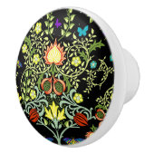 William Morris Arts and Crafts Pattern Keramische Knop (Rechts)