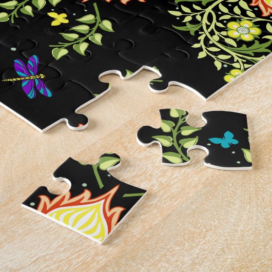 William Morris Arts and Crafts Pattern Legpuzzel (Zijkant)