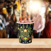 William Morris Arts and Crafts Pattern Papieren Bekers