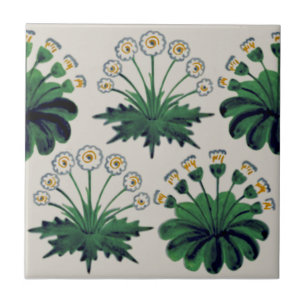 William Morris Arts & Crafts Daisies Reproduction Tegeltje
