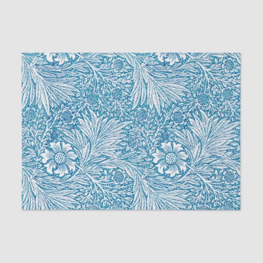 William Morris ARTS & CRAFTS TISSUE PAPIER IN BLUE (Voorkant)