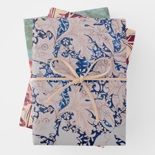 William Morris ASSORTED Wrapping Paper Flat Sheet (In situ)