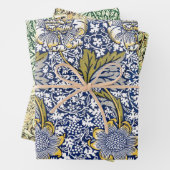 William Morris ASSORTED Wrapping Paper SET (In situ)