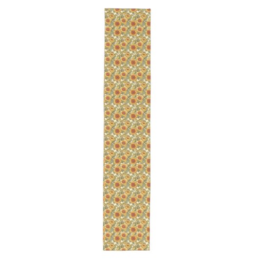 William Morris Autumn Sun Flowers Medium Tafelloper (Voorkant)