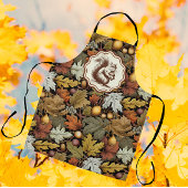 William Morris Autumn vertrekt bij Squirrel Retro Schort