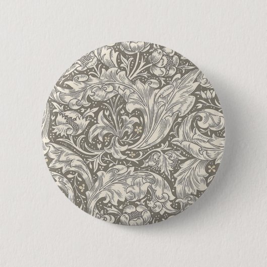 William Morris Bachelor's Button antieke damast (Voorkant)