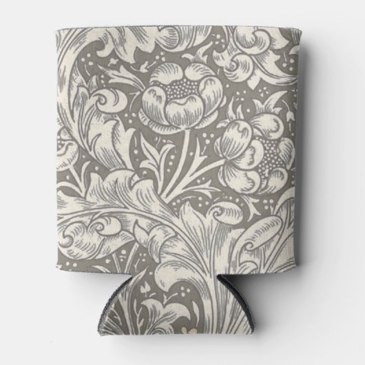 William Morris Bachelor's Button antieke damast Blikjeskoeler (Voorkant)