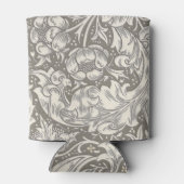 William Morris Bachelor's Button antieke damast Blikjeskoeler (Achterkant)