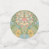 William Morris Bachelor's Button antieke damast Confetti (Kleine voorkant)