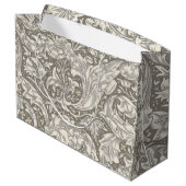 William Morris Bachelor's Button antieke damast Groot Cadeauzakje (Achterkant Gekanteld)