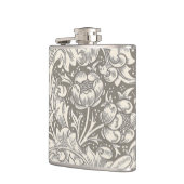 William Morris Bachelor's Button antieke damast Heupfles (Links)