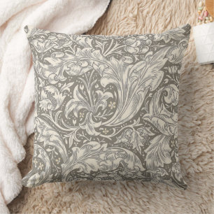 William Morris Bachelor's Button antieke damast Kussen