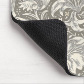 William Morris Bachelor's Button antieke damast Muismat (Hoek)