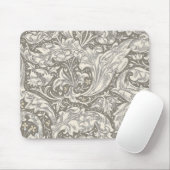 William Morris Bachelor's Button antieke damast Muismat (Met muis)