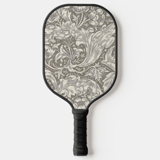 William Morris Bachelor's Button antieke damast Pickleball Paddle (Voorkant)
