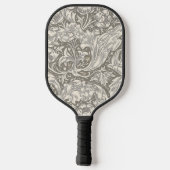William Morris Bachelor's Button antieke damast Pickleball Paddle (Achterkant)