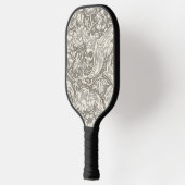 William Morris Bachelor's Button antieke damast Pickleball Paddle (Links)