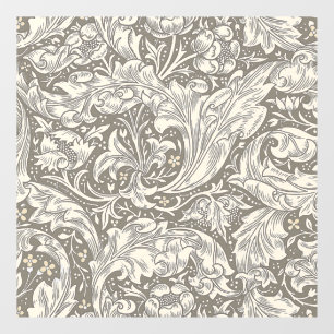 William Morris Bachelor's Button antieke damast Raamsticker
