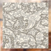 William Morris Bachelor's Button antieke damast Raamsticker (Vel 2)