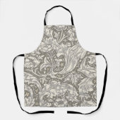 William Morris Bachelor's Button antieke damast Schort (Voorkant)