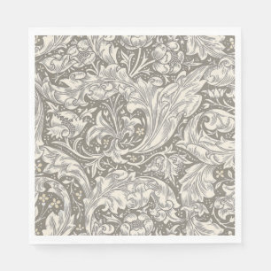 William Morris Bachelor's Button antieke damast Servet