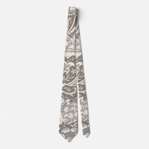 William Morris Bachelor's Button antieke damast Stropdas