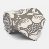 William Morris Bachelor's Button antieke damast Stropdas (Opgerold)