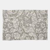 William Morris Bachelor's Button antieke damast Theedoek (Horizontaal)