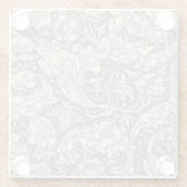 William Morris Bachelor's Button Bloem Bloemisteri Glazen Onderzetter (Achterkant)
