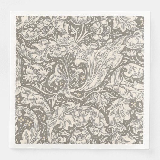 William Morris Bachelor's Button Bloem Bloemisteri Servet (Voorkant)