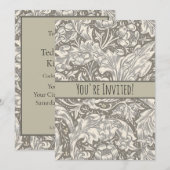 William Morris Bachelor's Button Bloem Bloemrijke  Kaart (Voorkant / Achterkant)