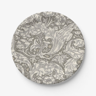 William Morris Bachelor's Button Bloem Bloemstuk B Papieren Bordje