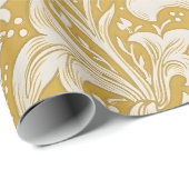 William Morris Bachelor's Button Bloem Klassiek Cadeaupapier (Rol Hoek)