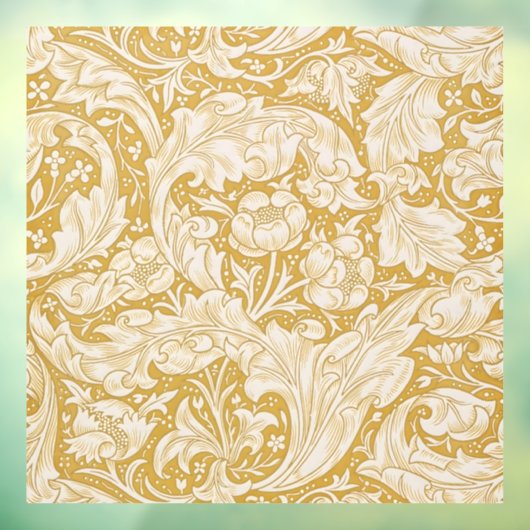 William Morris Bachelor's Button Bloem Klassiek Raamsticker (Vel 3)