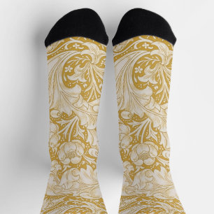 William Morris Bachelor's Button Bloem Klassiek Sokken