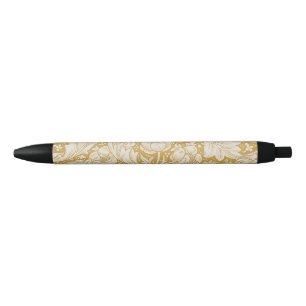 William Morris Bachelor's Button Bloem Klassiek Zwarte Inkt Pen