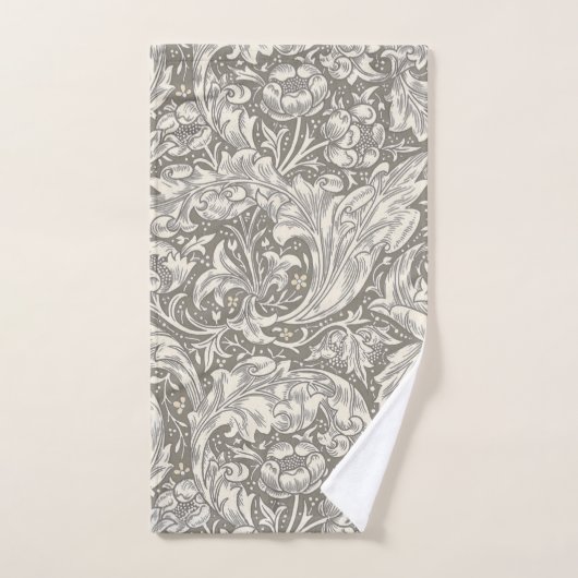 William Morris Bachelor's Button Bloemenbot Bad Handdoek (Handdoek)